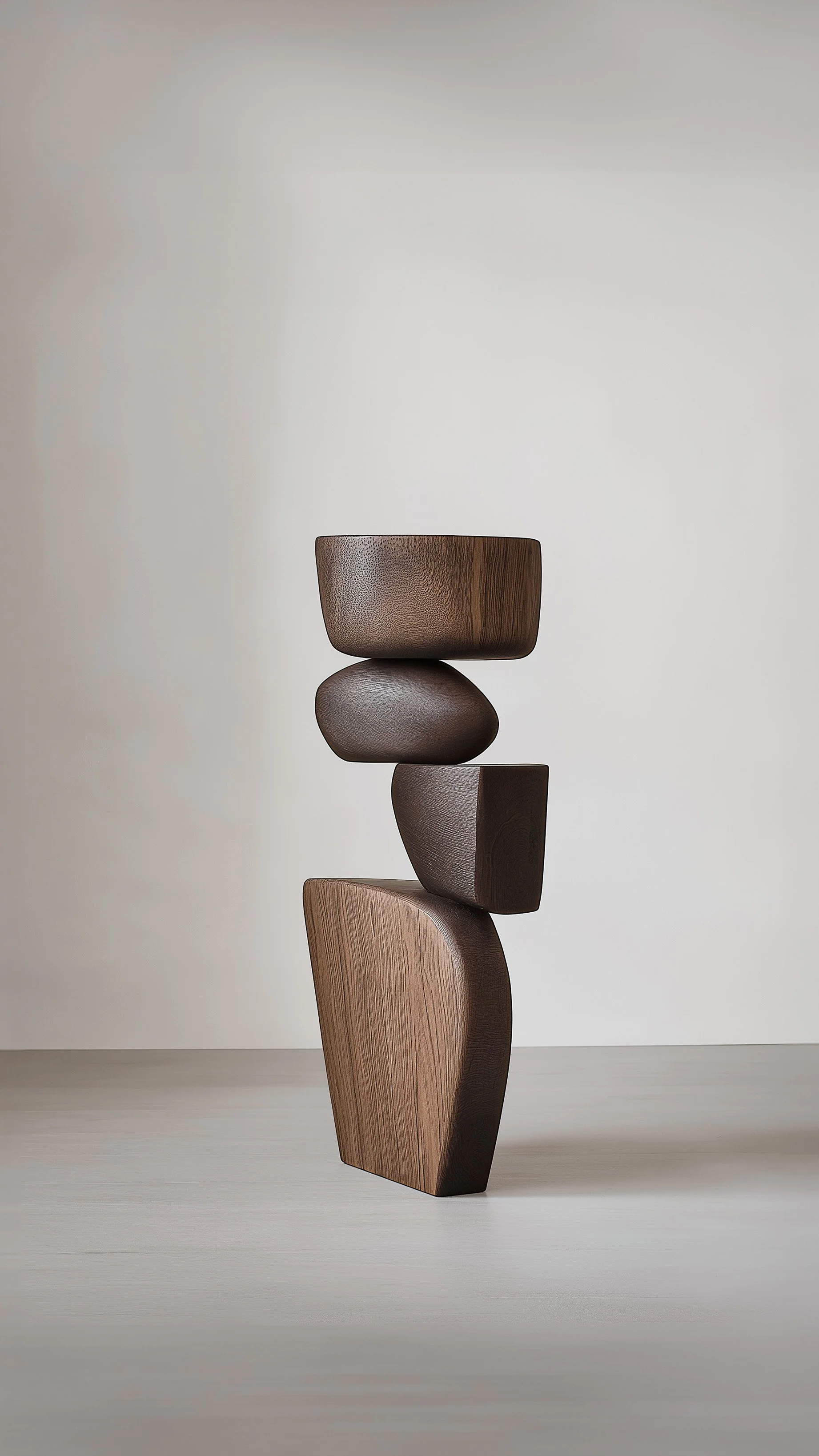 Handmade Abstract Art Lull No25 – Wooden Sculpture by NONO — NONO